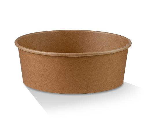 PLA Coated Kraft Salad Bowl 25oz 300pc/ctn