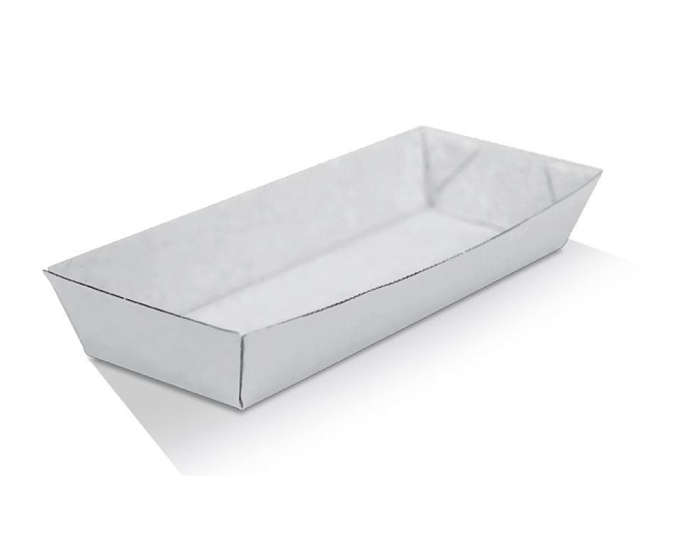White Corrugated Tray / Hot Dog 600pc/ctn