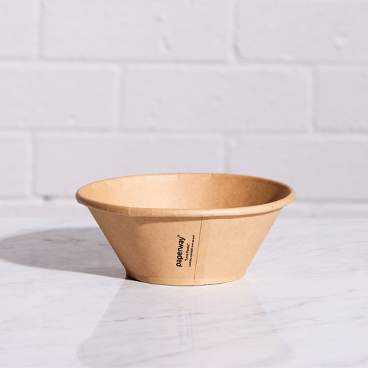 1050 ml Deluxa Paperway bowl - PP Kraft