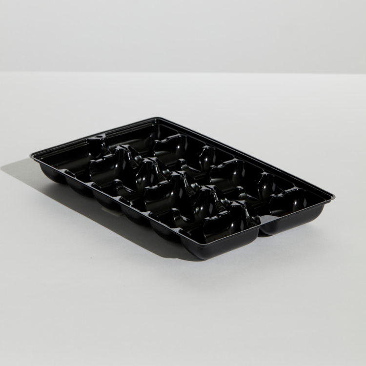 12 Pocket Oyster Tray - Black