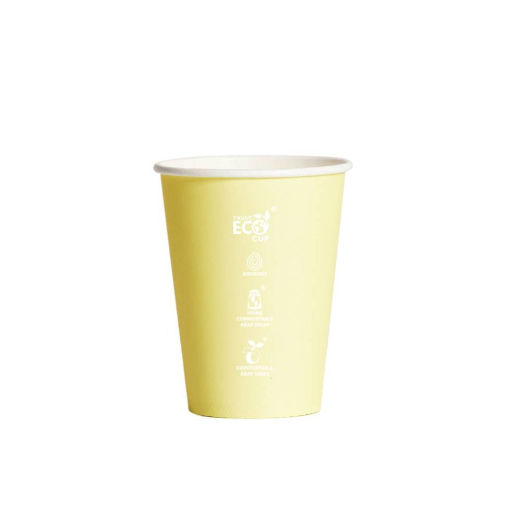 12oz Single Wall  Aqueous Truly Eco Cup - Pastel