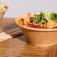 1300ml Deluxa Paperway bowl - PP Kraft