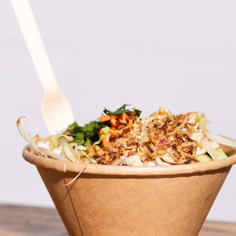 700ml Deluxa Paperway bowl - PP Kraft