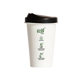 16oz Single Wall Aqueous Truly Eco Cup - White