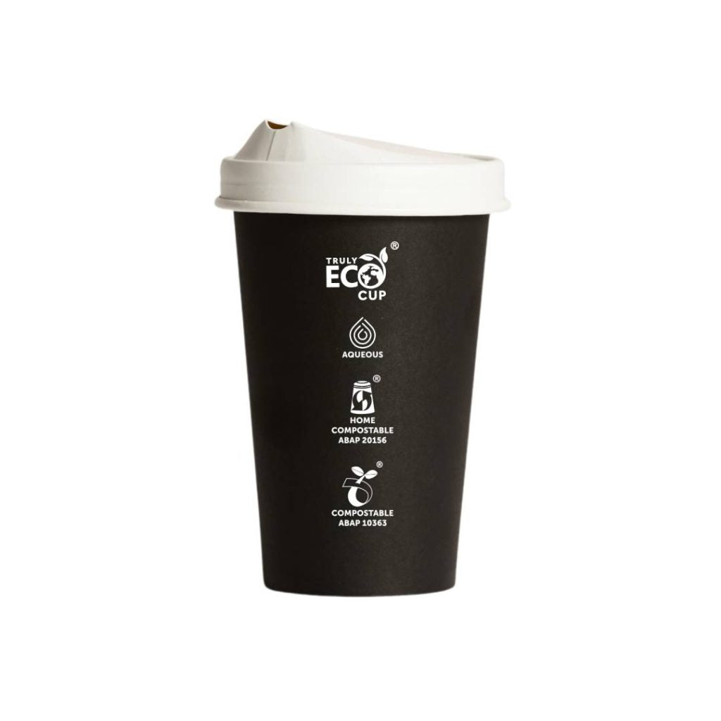 16oz Single Wall Aqueous Truly Eco Cup - Black