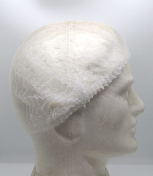 100(10) SC NW Crimped Beret Caps WHITE 21