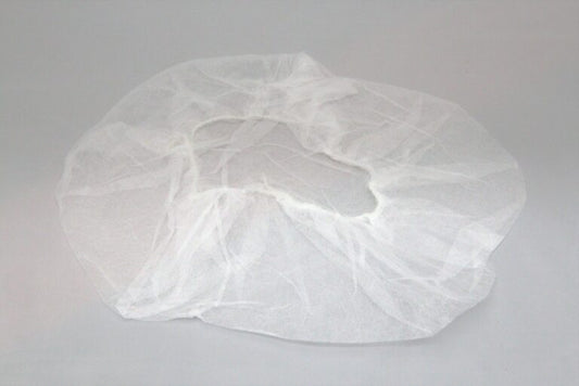 100(10) SC NW Crimped Beret Caps WHITE 24