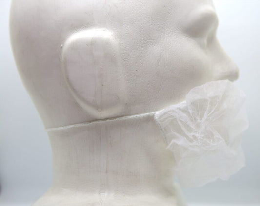 100(10) SC NW Beard Cover Single-loop White