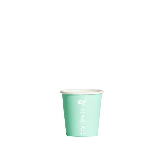 4oz Single Wall Aqueous Truly Eco Cup - Pastel