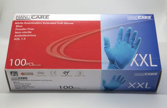 100(10) NITRILE BLUE XXL