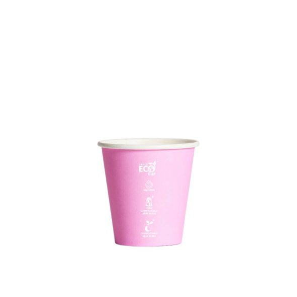 6oz Single Wall Aqueous Truly Eco Cup - Pastel