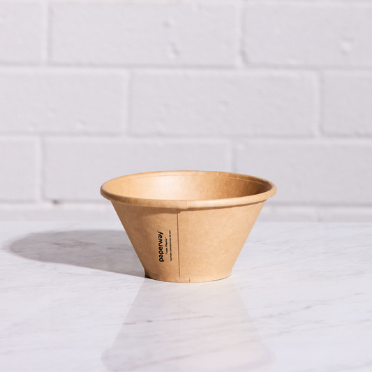 700ml Deluxa Paperway bowl - PP Kraft