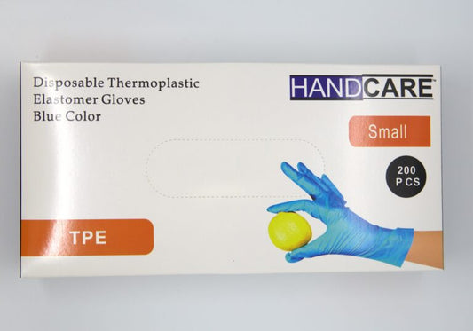 10(500) GLOVE PLASTIC BLUE SMALL