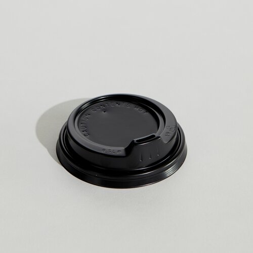 8oz Sip lid Black PP
