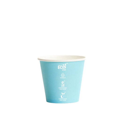 8oz UNI Single Wall  Aqueous Truly Eco Cup - Pastel