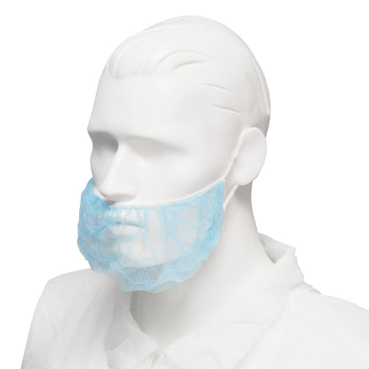 100(5) SC NW Beard Cover DBL-loop Blue