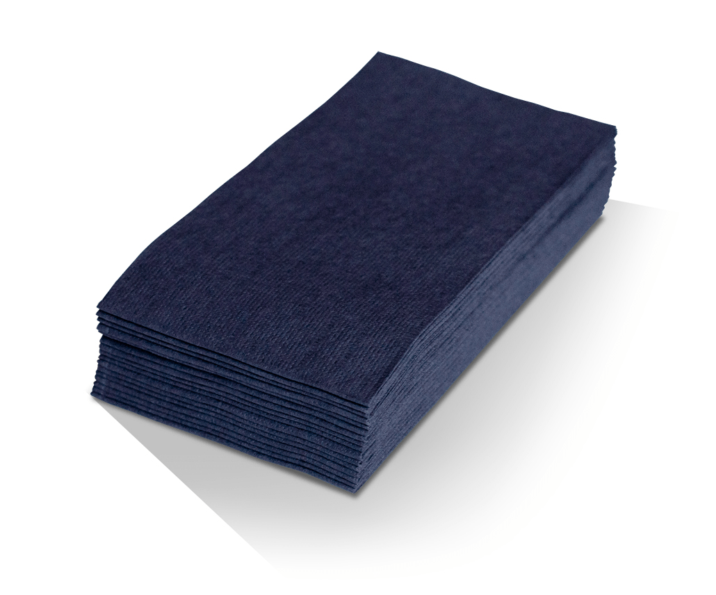 Black Quilted 2ply Dinner Napkin -1/8 Gt Fold 1000pc/ctn