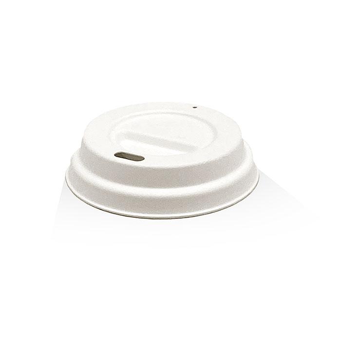 Bagasse Lid- 6/8/10oz /White 1000pc/ctn