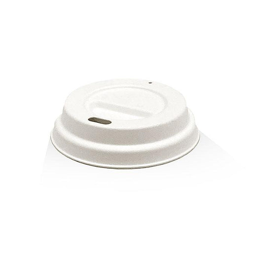 Bagasse Lid- 6/8/10oz /White 1000pc/ctn
