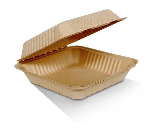Bamboo Clamshell 9" 200pc/ctn