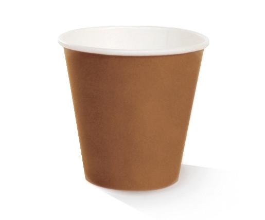 8oz PLA Coated SW Cup/Brown Print 90mm 1000pc/ctn