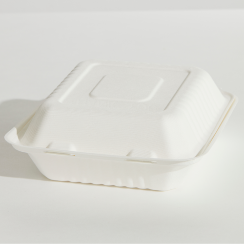 Sugarcane Hi Top Dinner Box - White