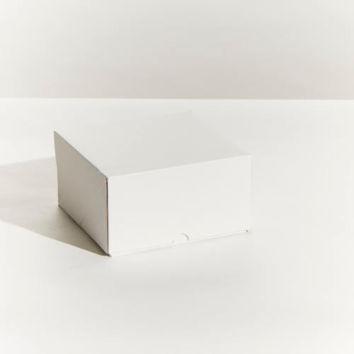7x7x4 Easy Fold Corrugated Cake Box