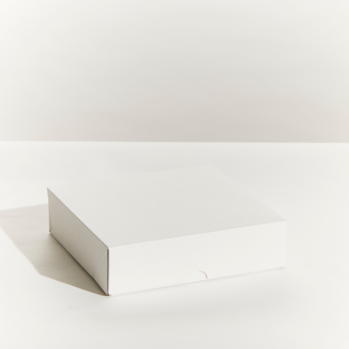 9x9x2.5 Easy Fold Corrugated Cake Box