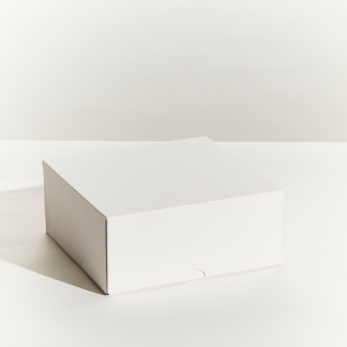 9x9x4 Easy Fold Corrugated Cake Box