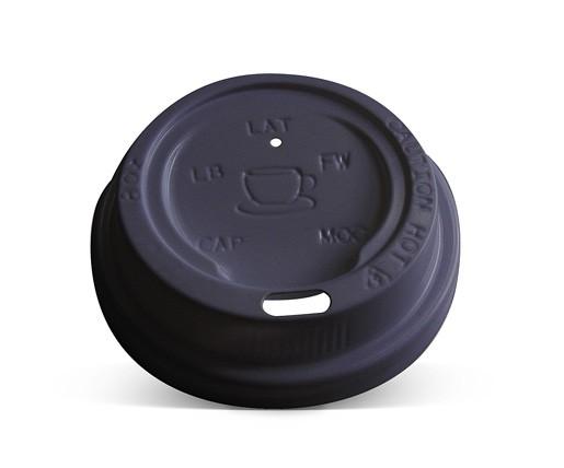 Plastic Lid- *8/12/16oz Hot&Cold /Black 90mm 1000pc/ctn