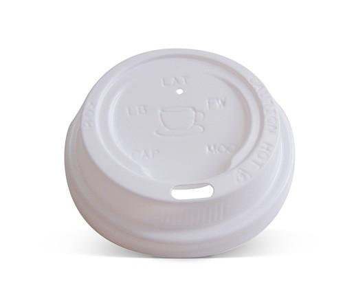 Plastic Lid- *8/12/16oz Hot&Cold /White 90mm 1000pc/ctn