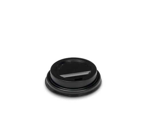 Plastic Lid- 4oz Hot&Cold /Black 1000pc/ctn