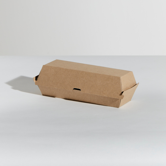 Premium Enviro Hot Dog Box - KRAFT