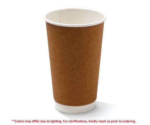 16oz PE Coated Dw Cup/Kraft 500pc/ctn