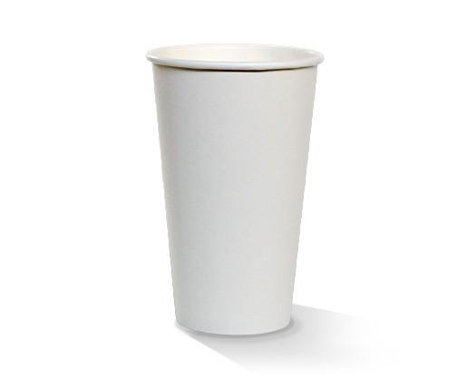 16oz PE Coated SW Cup/Plain White 1000pc/ctn