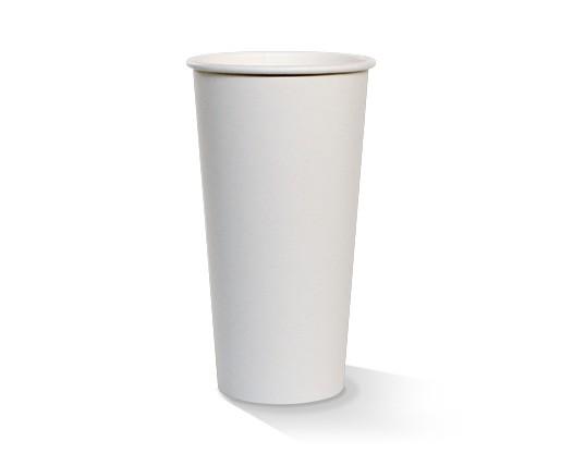 20oz PE Coated SW Cup/Plain White 1000pc/ctn