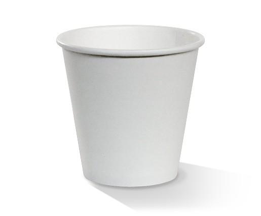 8oz PE Coated SW Cup/Plain White 90mm 1000pc/ctn
