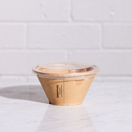 PP lid to suit 700ml Deluxa-Paperway bowl