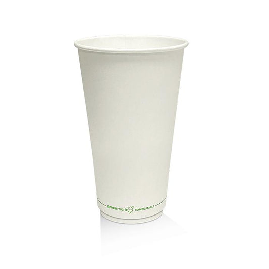 16oz PLA Coated Dw Cup/Plain 500pc/ctn