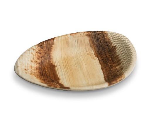 Palm Oval Plate Medium 20cm 100pc/ctn