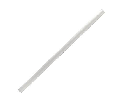 Paper Straw Regular-Plain White 2500pc/ctn
