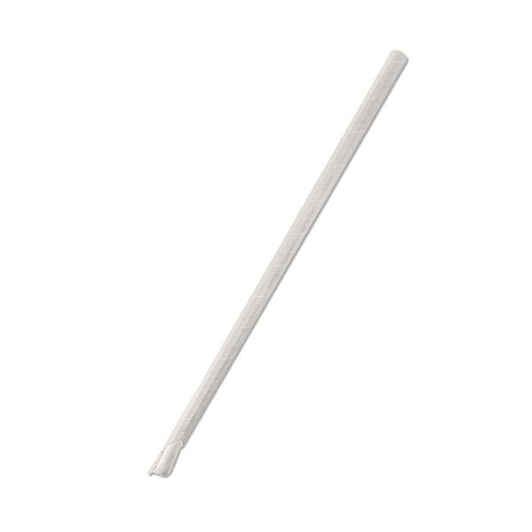 Paper Straw Spoon-Plain White 2500pc/ctn
