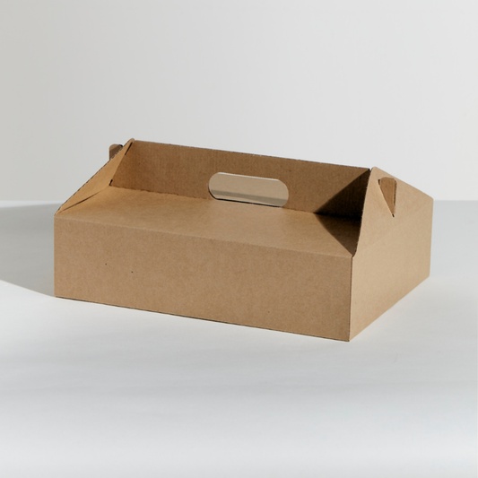 Premium Enviro  Carry box 3 - PLAIN KRAFT