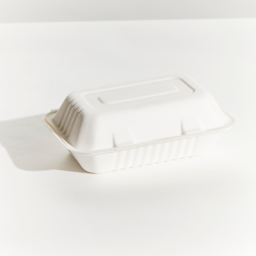 Sugarcane Large Snack Box - White
