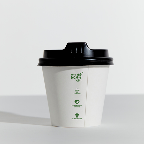 8oz Sip lid Black PP