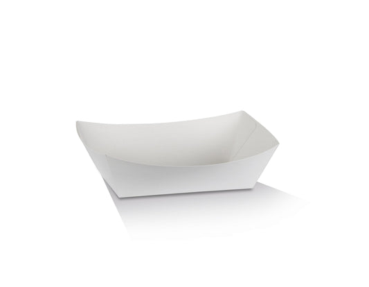 #3 Medium Tray/White Cardboard 500/ctn