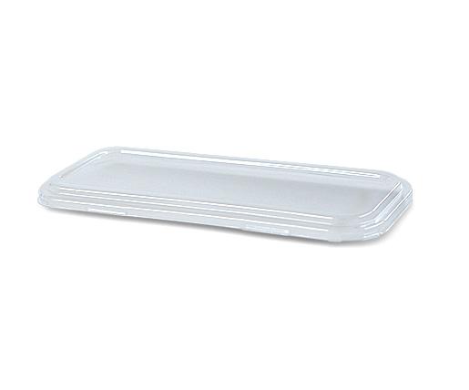 PET Lid For 2&3 Compartment Sugarcane Tray 400pc/ctn