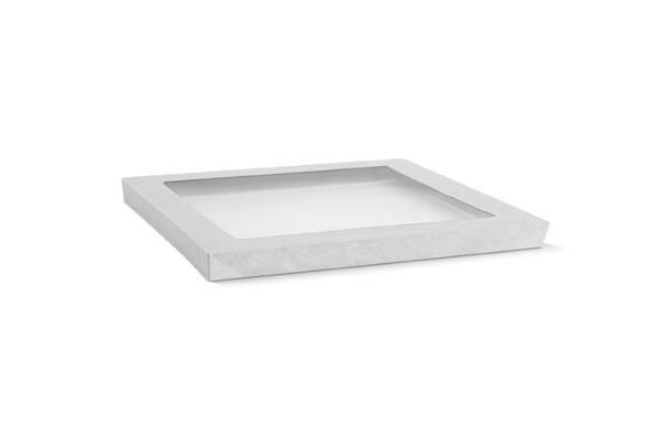 White Catering Tray Lid - Medium-100/ctn