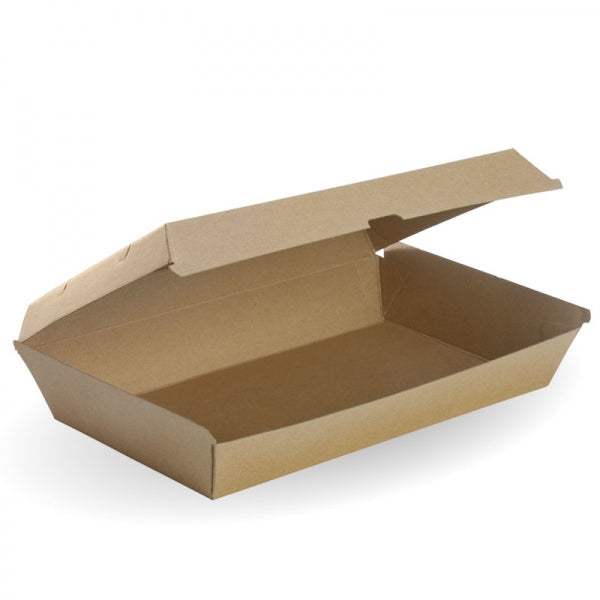 200 KRAFT CORRUGATED LARGE SNACK BOX 205*108*77