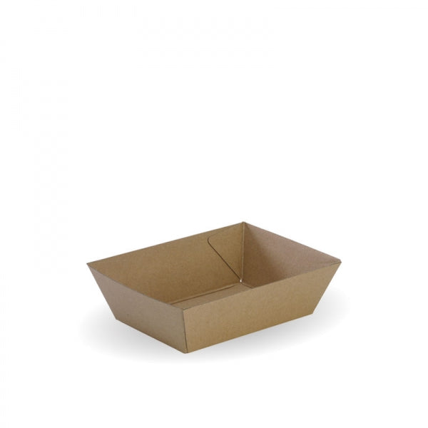 500 #1 KRAFT CORRUGATED FOOD TRAY 131*91*50